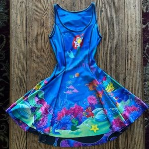 BlackMilk XXS Disney Ariel vs Ursula Inside Out Dress